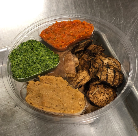 One group of students designed lasagna bites, which put a healthy twist on pizza lunchables. (Photograph courtesy of Amber Kutcy)